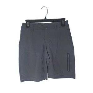 REI Co-op Womens Gray Hiking Shorts Size 0 Stretch Nylon Utility Zip Pocket